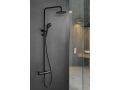 Shower column, thermostatic - CACERES BLACK