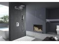 Built-in shower, thermostatic, rain cover and waterfall - ROQUETAS CHROME