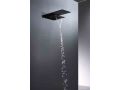 Built-in shower, thermostatic, rain cover and waterfall - ROQUETAS BLACK