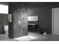 Built-in shower, thermostatic and rain shower head 25 x 25 - CORNELLA CHROME