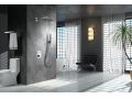 Built-in shower, thermostatic and 20 x 30 rain shower head - MELILLA CHROME