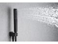 Built-in shower, thermostatic and rain shower head 25 x 25 - MELILLA BLACK
