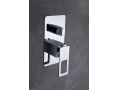 Built-in shower, mixer tap, rain cover 25 x 25 - ALCOBENDAS CHROME