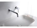 Recessed wall-mounted faucet, single lever, length 219 mm - BILBAO CHROME