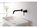 Recessed wall-mounted faucet, single lever, length 219 mm - BILBAO BLACK