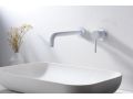 Recessed wall-mounted faucet, single lever, length 219 mm - BILBAO WHITE