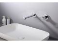 Recessed wall-mounted faucet, single lever, length 237 mm - SALAMANQUE CHROME