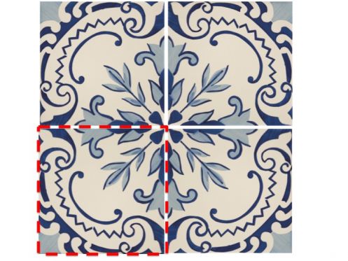 ABBEY CLASSIC 14x14 cm - Wall tiles, traditional of the Portuguese abbey.