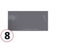 MASIA 7,5X15 et 75x30 cm - Glossy wall tile