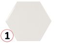 SCALE 12,4x10,7 - 10,8x 2,4 - 10,8x 12,4 - 12X12 - 10,6X12 cm - Glossy wall tile