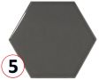 SCALE 12,4x10,7 - 10,8x 2,4 - 10,8x 12,4 - 12X12 - 10,6X12 cm - Glossy wall tile