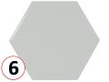 SCALE 12,4x10,7 - 10,8x 2,4 - 10,8x 12,4 - 12X12 - 10,6X12 cm - Glossy wall tile