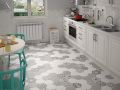 NATURE B&W HEXATILE 17,5x20 cm - Floor tiles, hexagonal, matte finish