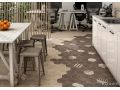 Cement Geo Sand HEXATILE 17,5x20 cm - Floor tiles, hexagonal, matte finish