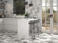 Cement Geo Sand HEXATILE 17,5x20 cm - Floor tiles, hexagonal, matte finish