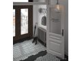 KITE Patchwork Kite B&W 10 x 30 cm - Floor tiles, hexagonal in length