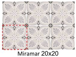 Miramar 20 x 20 cm - Floor tiles, terrazzo effect