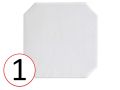 OCTAGON 20 x 20 cm - Floor tiles, octagonal with taco