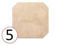OCTAGON 20 x 20 cm - Floor tiles, octagonal with taco