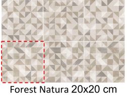 Forest Natura 20x20 cm - Floor tile, aged finish