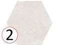 Forest Hexagon Natural 29,2 x 25,4 cm - Floor tiles, hexagonal, aged finish