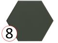 kromatika 11,6 x 10,1 cm - Floor tiles, hexagonal, matt pastel colors