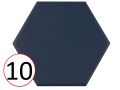 kromatika 11,6 x 10,1 cm - Floor tiles, hexagonal, matt pastel colors