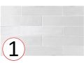 Tribeca 6 x 24,6 cm - Glossy wall tile