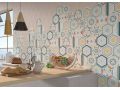 BOOM 14x16 cm - Floor and wall tiles, hexagonal, design colors.