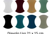 Diavolo Liso 21x15 cm - Wall tile, 3D relief