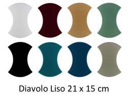 Diavolo Liso 21x15 cm - Wall tile, 3D relief