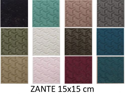 ZANTE 15x15 cm - Wall tile, design