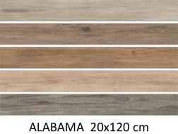 ALABAMA 20x120 cm  - Wood floor tiles, imitation parquet.
