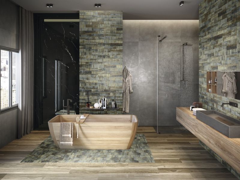 Wood Floor Tiles Imitation Parquet Porcelain 21 X 18 2 Cm Hexawork W Natural Ape