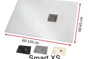 Shower tray, small, in mineral resin - SMART XS