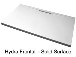 Shower tray, front channel, in Solid Surface - HYDRA FRONTAL