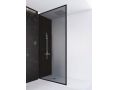 Shower screen, black aluminum profile - ATELIER ALU 2016