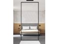 Shower screen, black aluminum profile - fixed floor / ceiling - ATELIER FN 2015