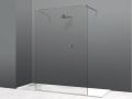 Fixed shower screen, in central position, 8 mm glass - OL 2010