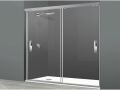 Double sliding shower doors, towards each other - DUB 2P