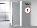 Shower door custom, 95 x 195 cm, interior and exterior opening - AC210