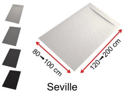 Shower tray, drain, with discreet drain - SEVILLE