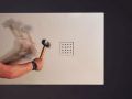 Shower tray, in lightweight resin - MAJORQUE SLATE LIGHT