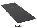 Shower tray, in lightweight resin - MAJORQUE SLATE LIGHT