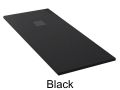 Shower tray, in lightweight resin - MAJORQUE SLATE LIGHT