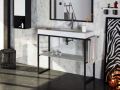 Vanity top, suspended or countertop, in mineral resin -  AVILA 