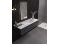 Vanity top, wall-mounted or built-in, in mineral resin - CEUTA