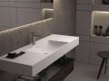 Vanity top, wall-mounted or built-in, in mineral resin - ARONA