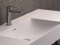 Vanity top, wall-mounted or built-in, in mineral resin - ARONA