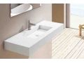 Vanity top, wall-mounted or built-in, in mineral resin - SEVILLA 50